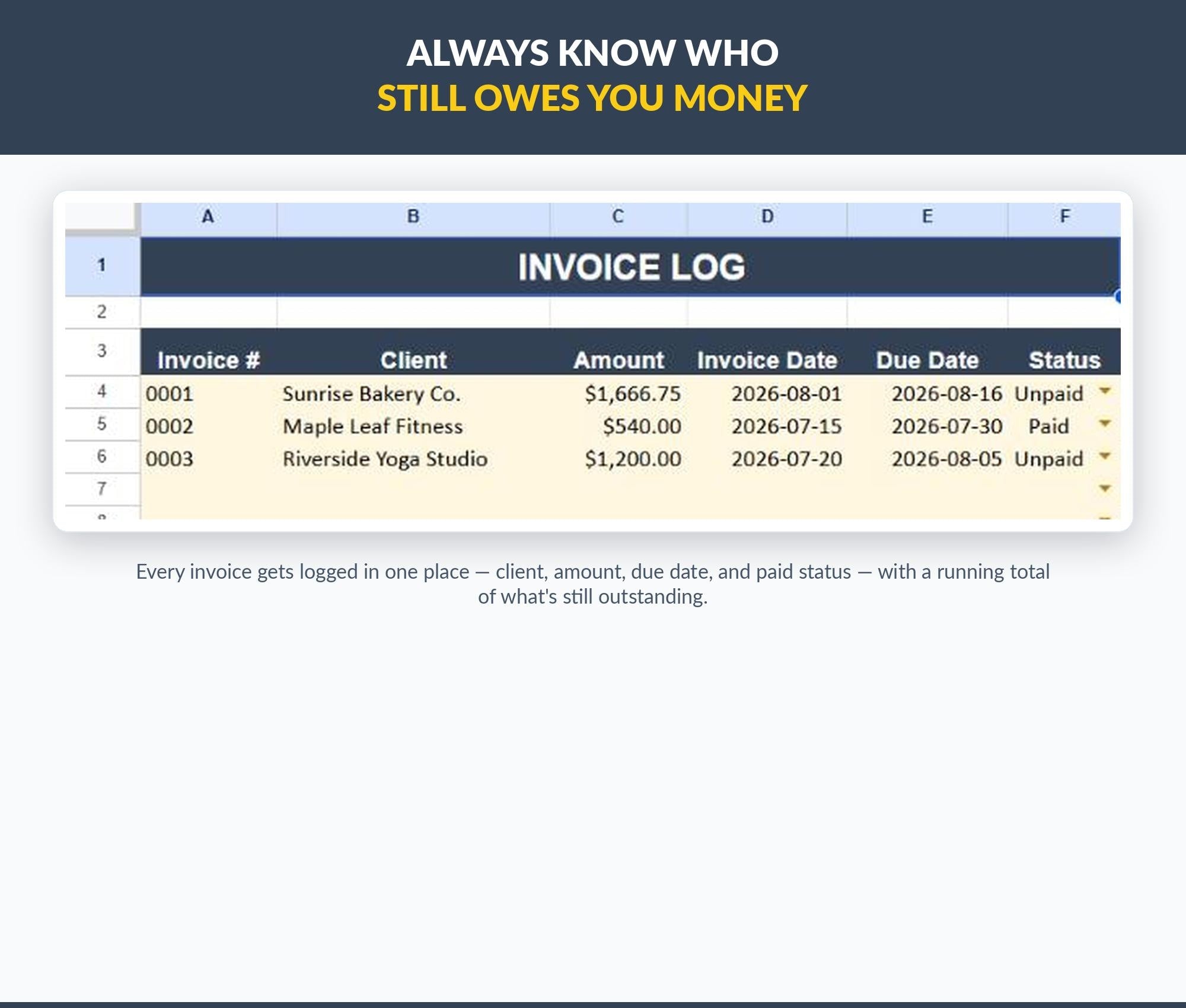 Self-Employed Invoice Template Google Sheets | Canadian GST/HST Billing (Digital Download)