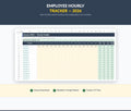 Employee Hourly Tracker Google Sheets | Semi-Monthly Payroll Timesheet (Digital Download)